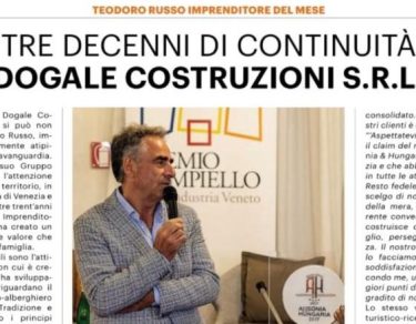 Teodoro Russo imprenditore del mese Corriere del Veneto